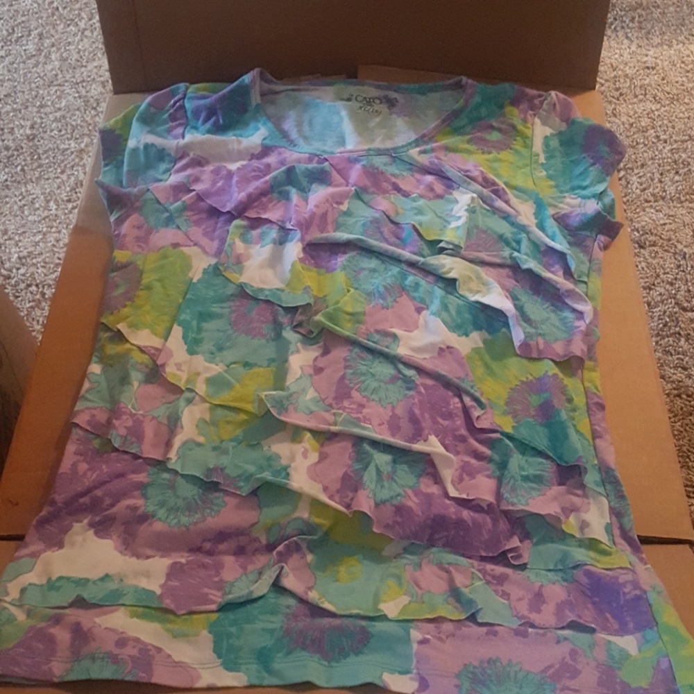 Girls floral shirt